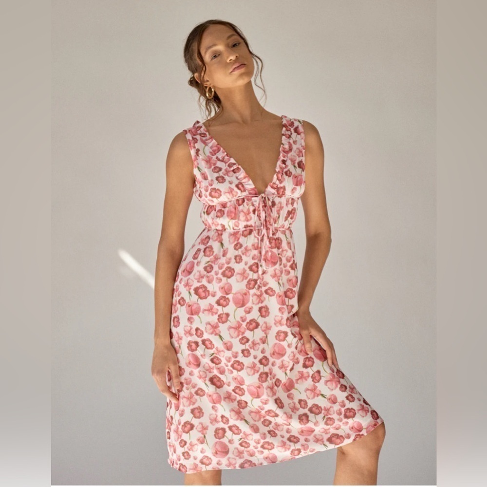 Sipos Strawberry Floral Dress